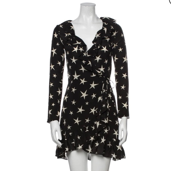 Réalisation Par Silk Wrap Dress - Picture 1 of 4